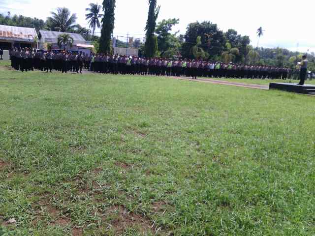 Polres Minsel Gelar Apel Kesiapan pengamanan TPS